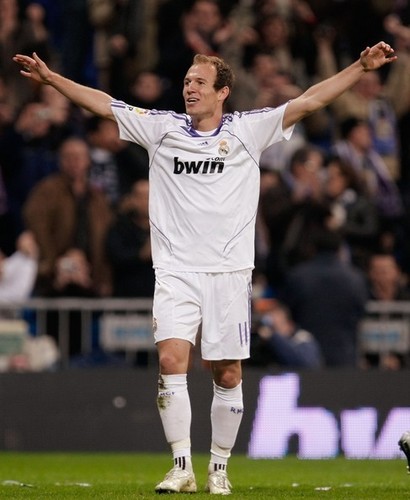  Robben playing for Real Madrid