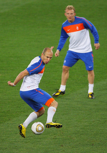 Robben playing for national team