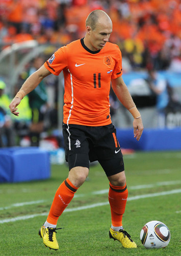  Robben playing for national team