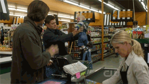 Supermarket scene