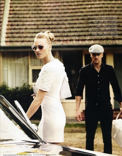 Yvonne Strahovski in the August 2010 Issue of InStyle Magazine