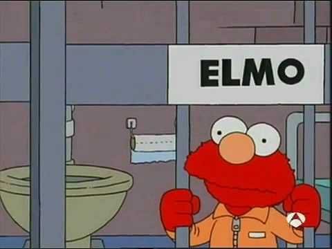  elmo in the simpons