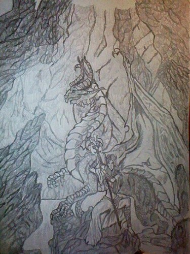  Dragon drawings *drawn Von me*