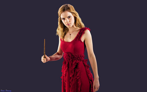  Emma Watson/Hermione Granger HP7 karatasi za kupamba ukuta