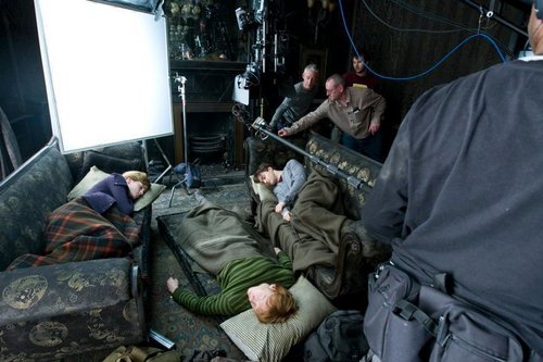  Harry Potter And The Deathly Hallows <3 Behind the scenes