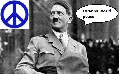 Hitler like world peace