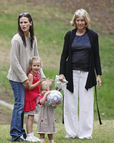 Jen took Violet and Seraphina to play soccer!