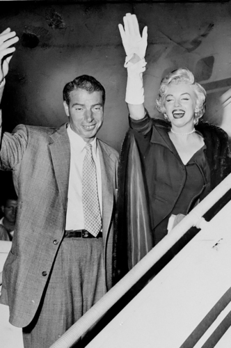Marilyn and Joe DiMaggio 