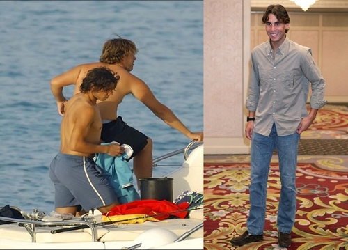  Rafa Nadal: He হারিয়ে গেছে weight a legs and disappeared গাধা !!!