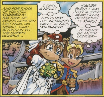 Sally being fooled into marrying Patch