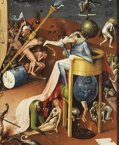 The Garden of Earthly Delights (Detail) - Hieronymus Bosch