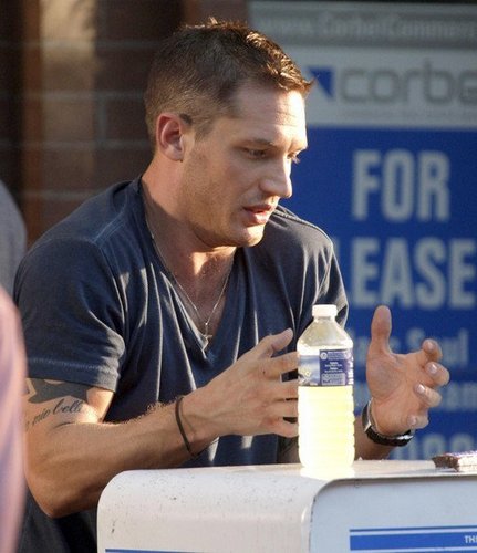  Tom on set 'This Means War'