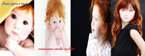  my little cousen avia and grace i think they could be renesmee carlie cullen ?? x
