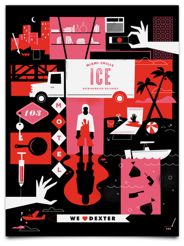 Amazingly beautiful Dexter inspired posters!