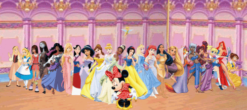  Walt Disney پرستار Art - Disney Ladies All together!