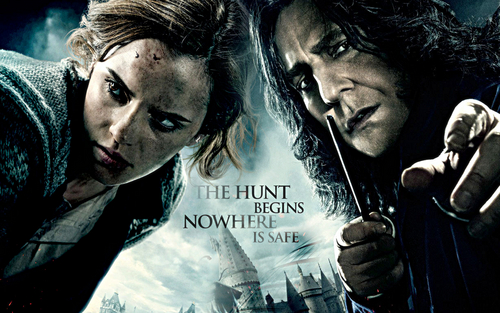  Hermione and Severus Snape Deathly Hallows wolpeyper