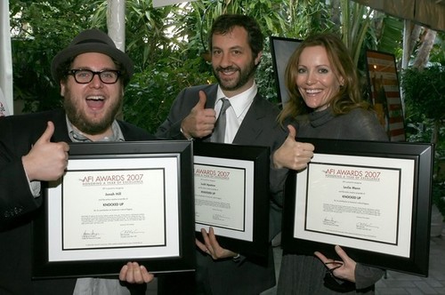  Judd Apatow, Jonah 언덕, 힐 & Leslie Mann @ Eighth Annual AFI Awards - 2008