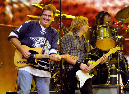 Keith Urban and Vince Gill  - We're All For The Hall Benefit Concert 