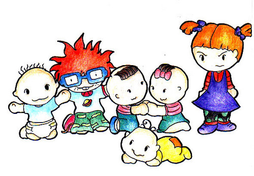  Rugrats Drawn in a Distinct Style