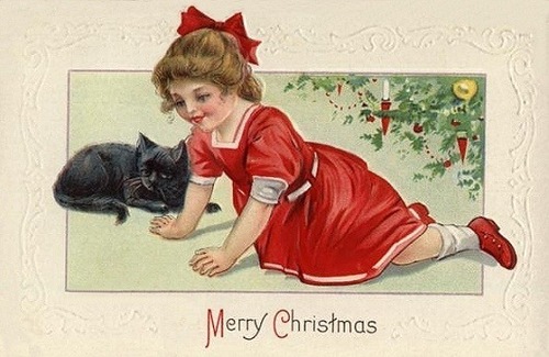 Vintage 圣诞节 Cards