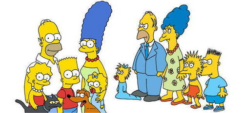  new and old simpsons