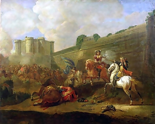  Episode of the Fronde at the Faubourg Saint-Antoine par the Walls of the Bastille