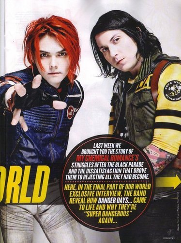  Gerard in Kerrang! Magazine (October 2010)