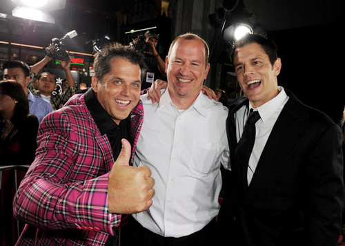  Johnny Knoxville, Jeff Tremaine & Rob Moore @ the LA Premiere of 'Jackass 3D'