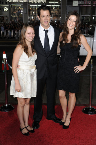  Johnny Knoxville, with Madison Knoxville & Naomi Nelson @ the LA Premiere of 'Jackass 3D'