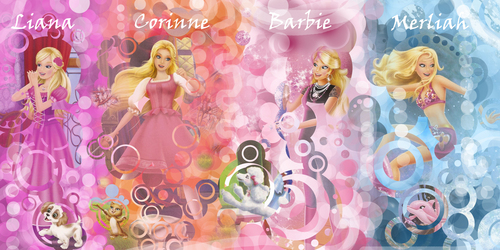  Liana, Corinne , búp bê barbie and Merliah !!