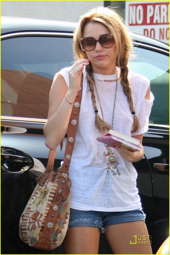  Miley out in Toluca Lake