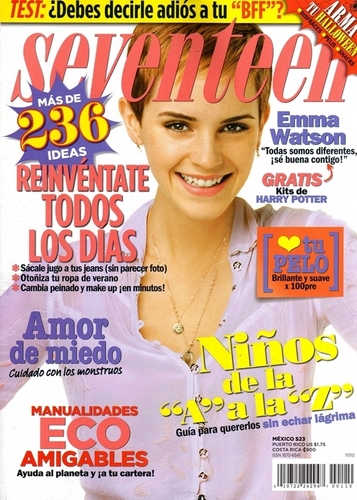  New Emma Watson picha shoot in Mexico's Seventeen magazine