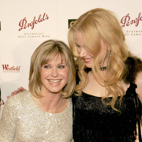 Olivia and Nicole Kidman at G'Day LA Penfolds Gala
