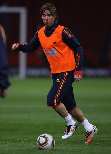  Sergio Ramos - Spain training