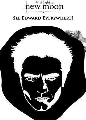 Stare at the dot for 1 minute, look at the wall and you will see Edward!