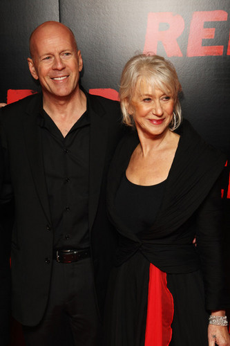 Bruce Willis & Helen Mirren @ the UK Premiere of 'Red'