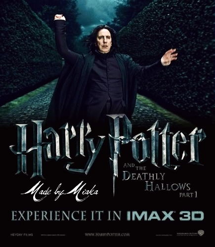  Harry Potter and the Deathly Hallows : Professor Severus Snape Fanmade Poster