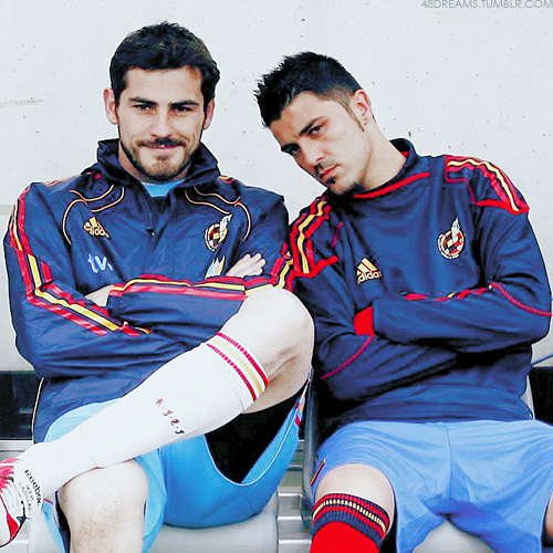 Iker Casillas & David Villa