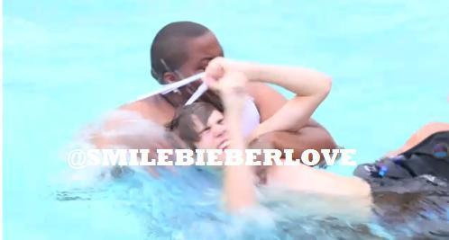  Justin and Sean Fighting in the Pool :D