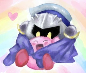 Meta Knight and Kirby