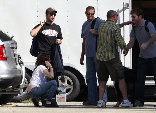  on the set of breaking dawn