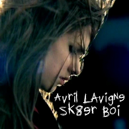  Avril Lavigne - Sk8er Boi [My FanMade Single Cover]