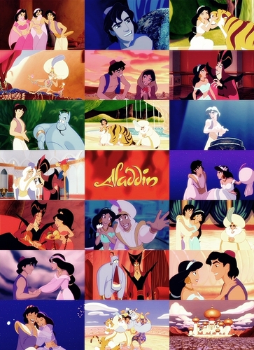 Disney Movie Collage - Aladdin
