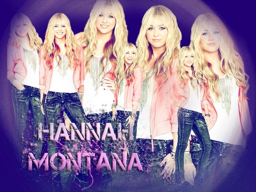  Hannah Montana kertas-kertas dinding