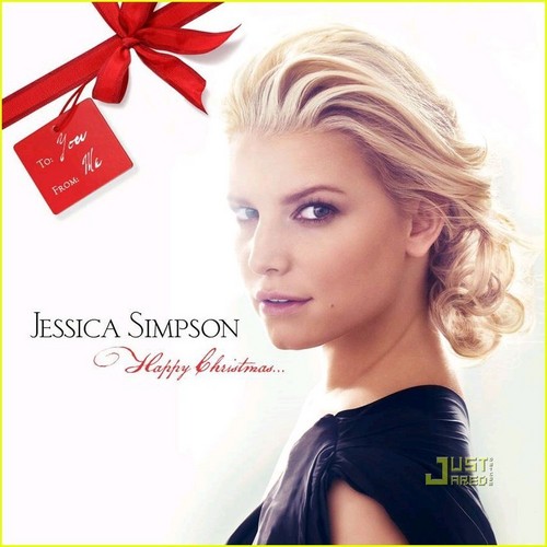  Jessica Simpson: 'Happy Christmas' Album Cover!