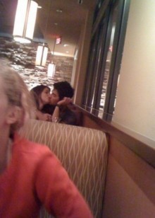  Joe and Ashley kiss