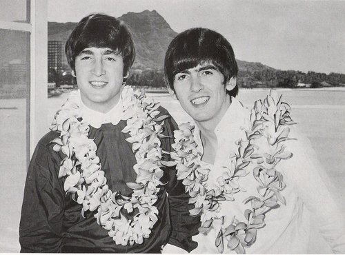 John and George in Hawaii