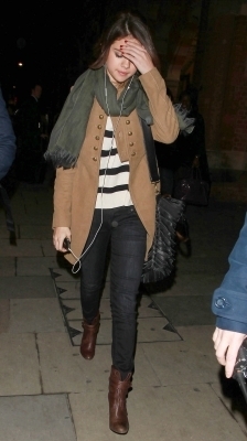  Selena out in London