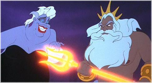 Walt Disney Screencaps - Ursula & King Triton