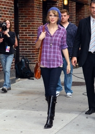 Arriving to "Late Show with David Letterman"